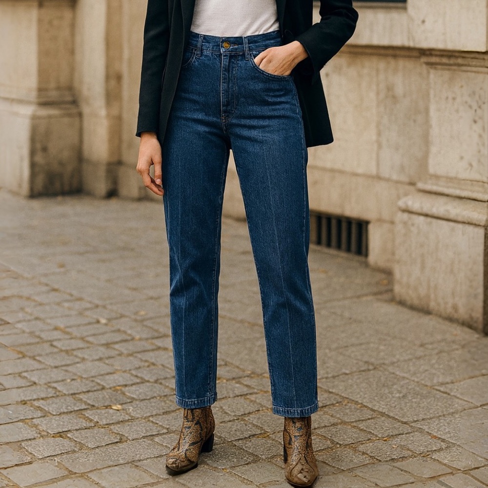 [10] French Dressing Jeans – Vintage Super High Rise – 80s 90s retro